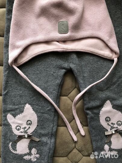 Шапка reima и теплые штанишки