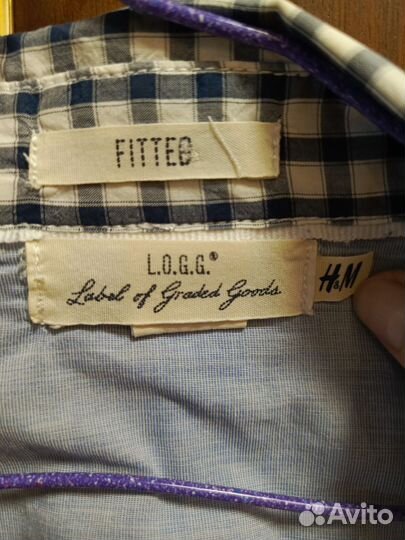 Рубашка H&M в клетку