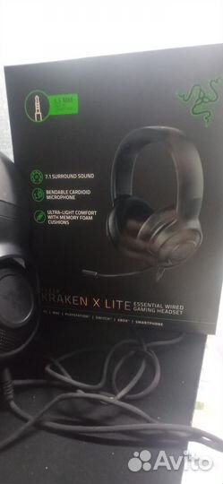 Наушники razer kraken x lite