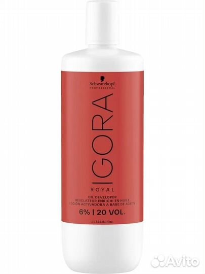 Igora royal окислитель Schwarzkopf 6% 1000 мл