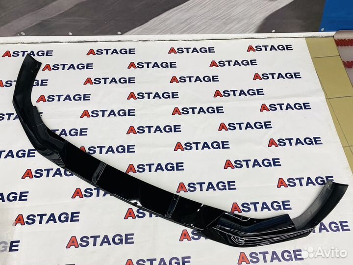 Сплиттер для BMW G30 рест M performance глянец