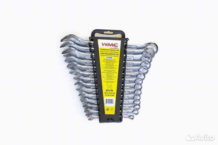 Набор ключей комбинированных 14пр. (10, 12-19, 22