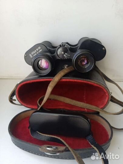 Бинокль бпц4 8х30 СССР колючка ussr кофр