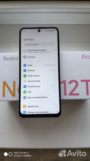 Xiaomi Redmi Note 12T Pro, 8/128 ГБ