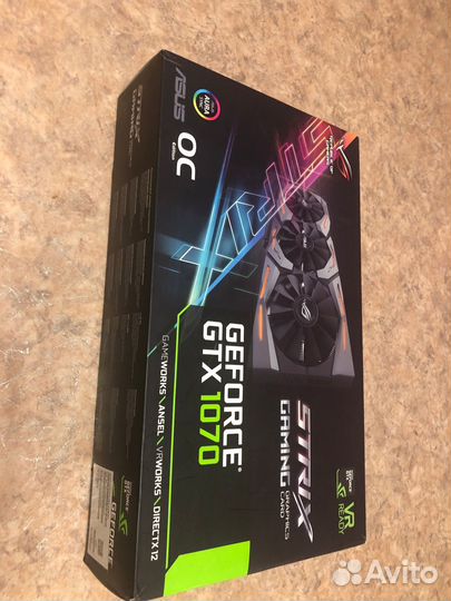 Asus strix GeForce GTX 1070 gaming
