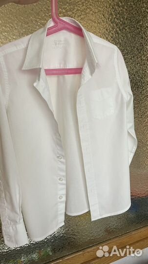 Рубашка белая для мальчика в школу