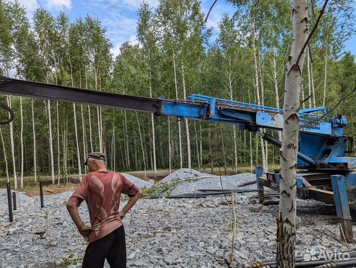Установка свай винтовых под ключ