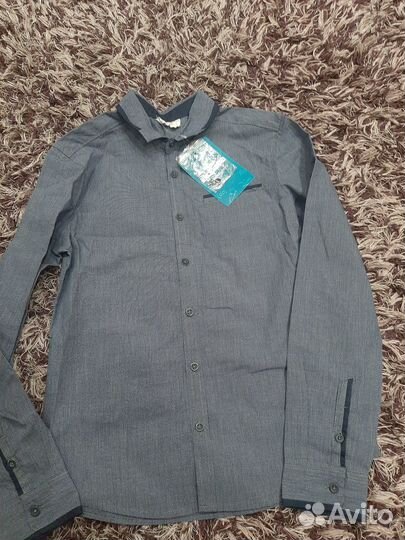 Рубашка для мальчика 140 рост, новая