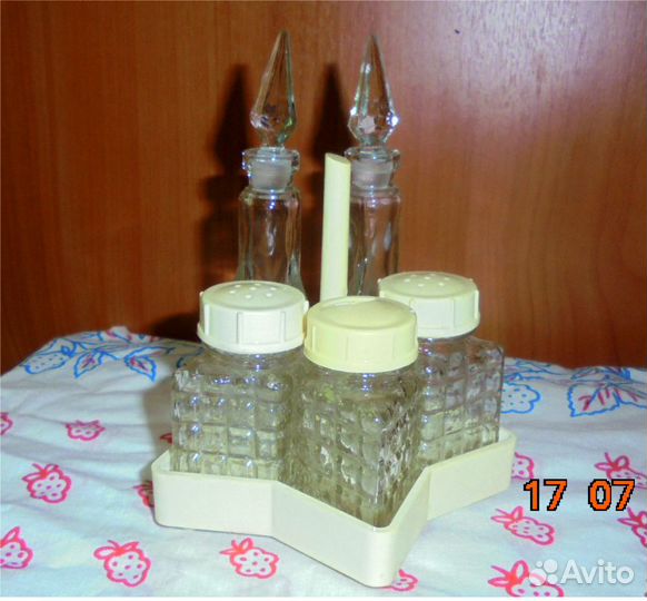 Набор баночек для специй советский