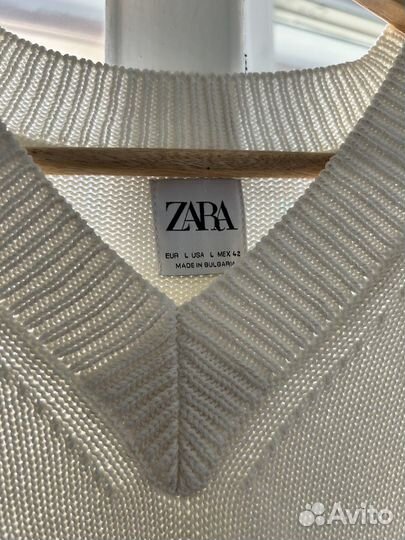 Пуловер zara унисекс оверсайз