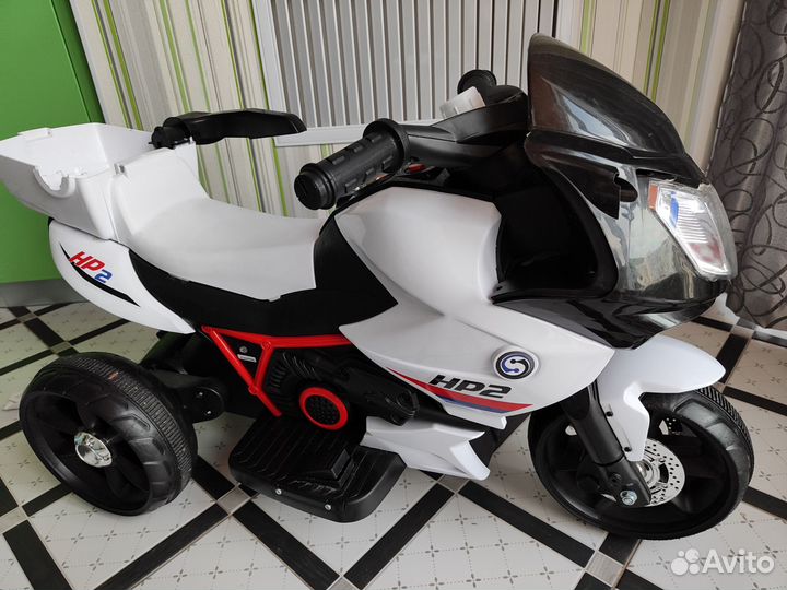 Детский электромотоцикл на аккумуляторе