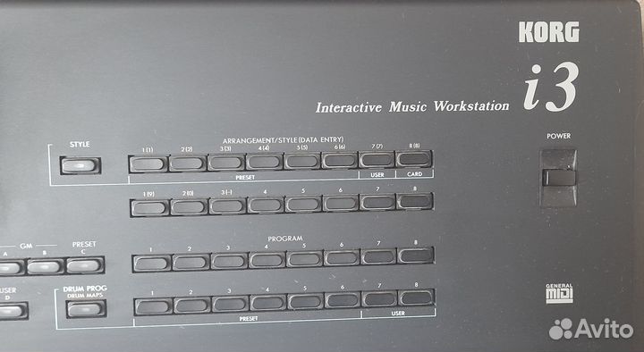 Японский синтезатор Korg i3