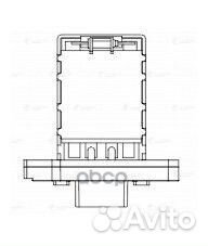 Резистор э/вент. отоп. для а/м Chevrolet Lacett