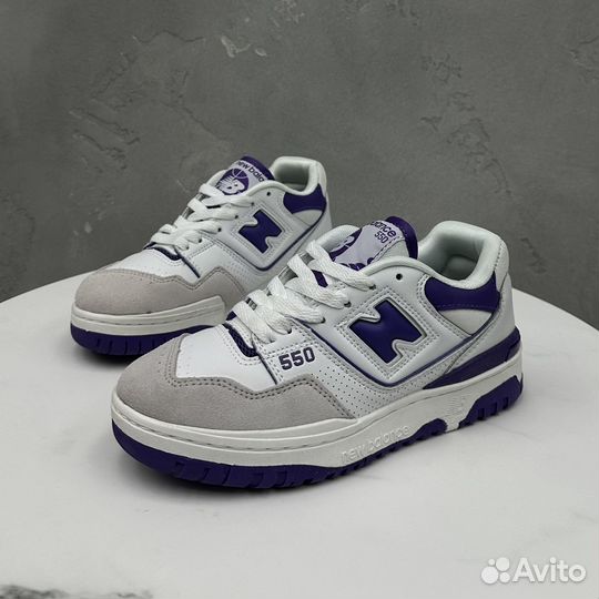 Кроссовки New Balance 550 White Purple