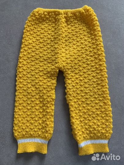 Вязаный костюм детский