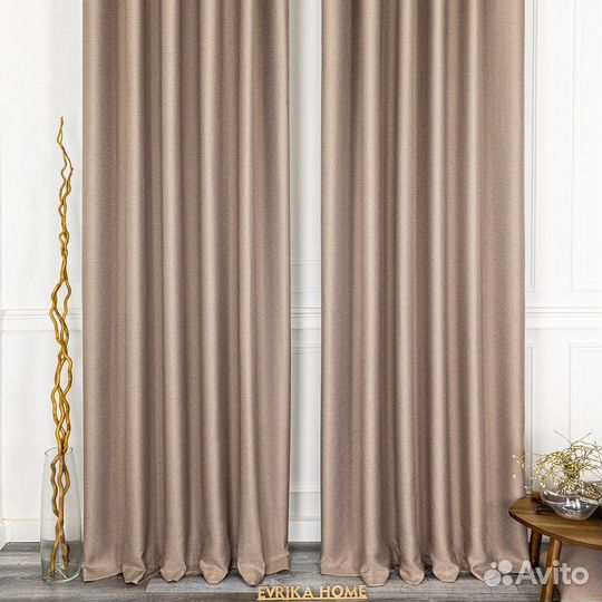 Шторы рогожка Орфей Нюд