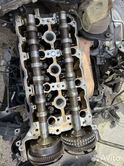 Гбц левая M272 в сборе муфты крышки mercedes