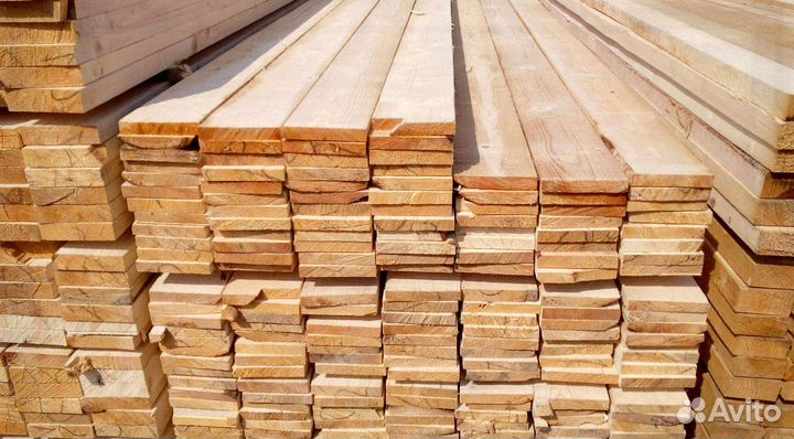 Доска обрезная от производителя 25х150х6000