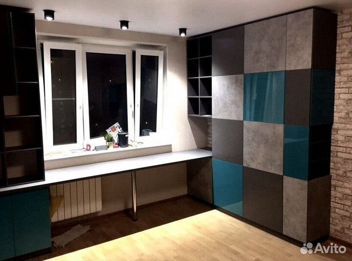 Рабочая зона с кроватью