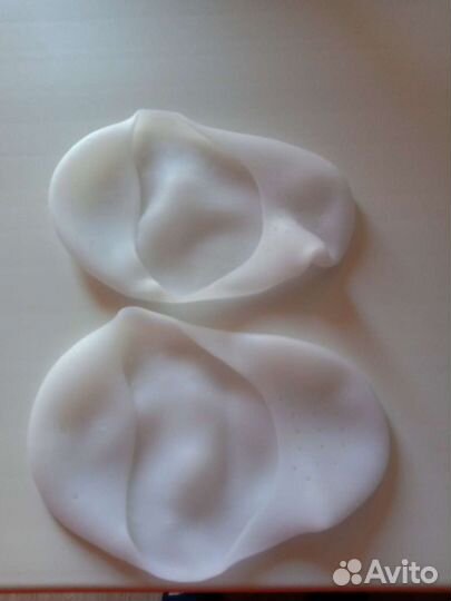 Силиконовые следочки для педикюра+жидкость