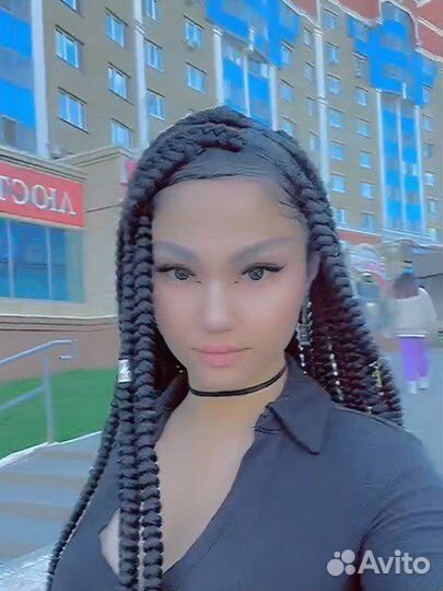 Парик на сетке натуральный