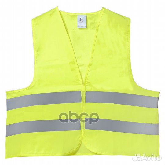 Жилет светоотражающий взрослый, цвет желтый, ра