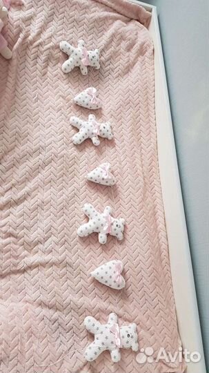 Гирлянда декоративная детская мягкая игрушка