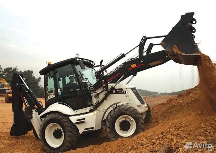 Экскаватор погрузчик трактор