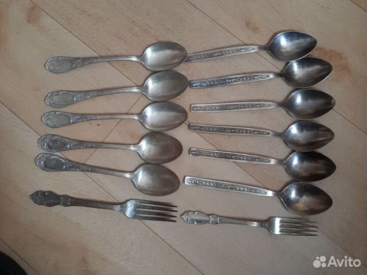 Мельхиоровые ложки СССР