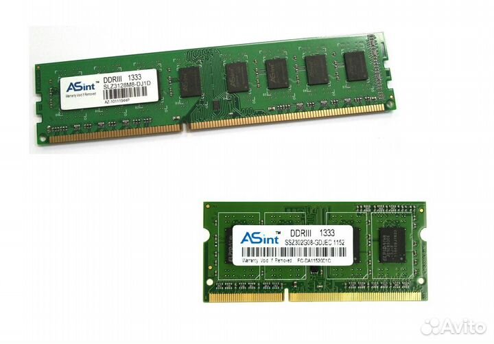 Оперативная память DDR3 DDR3L ECC ASint