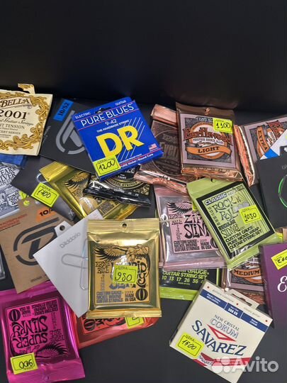 Струны для всех видов гитар (разные)