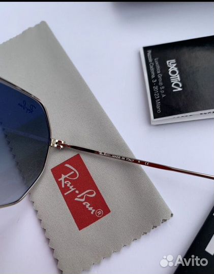 Очки ray ban octagonal пепельные