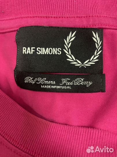 Raf simons fred perry футболка