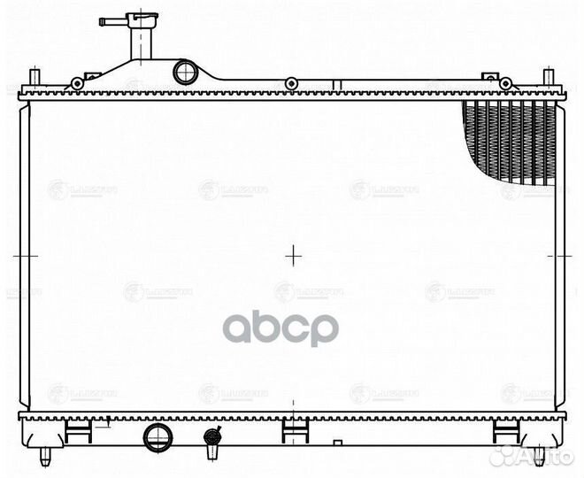 Радиатор mitsubishi outlander 12- LRC 1162 luzar