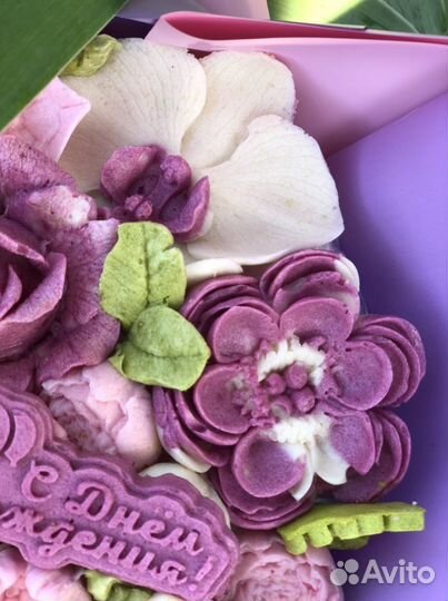 Зефирные цветы, зефирный букет из зефира