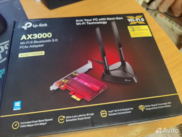 Сетевой адаптер Wi-Fi + Bluetooth TP-link Archer T