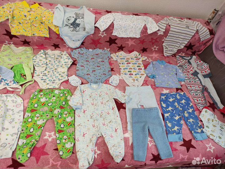 Детские вещи пакетом штаны боди костюм комбинезон