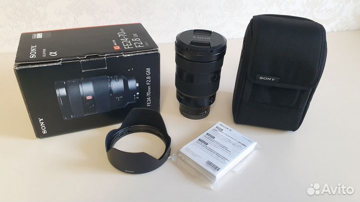 Объектив Sony SEL2470GM FE 24-70мм F2.8 GM