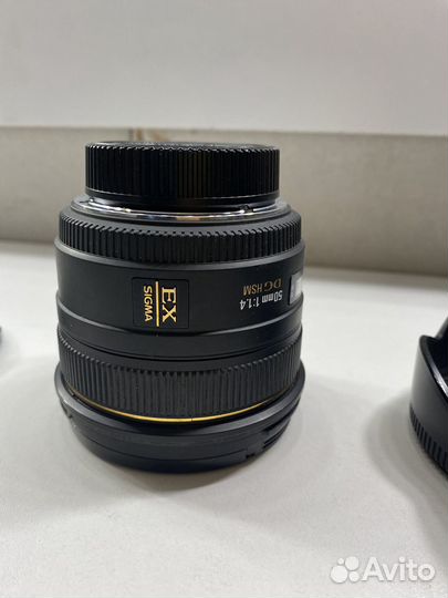 Объектив Sigma AF 50mm f/1.4 EX DG HSM Nikon F