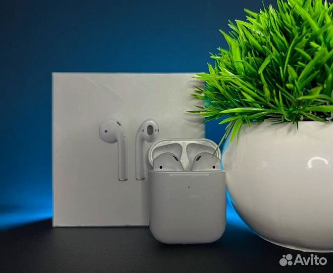 AirPods 2 Premium + (чехол в подарок)