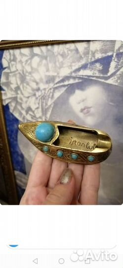 Пепельница бронза