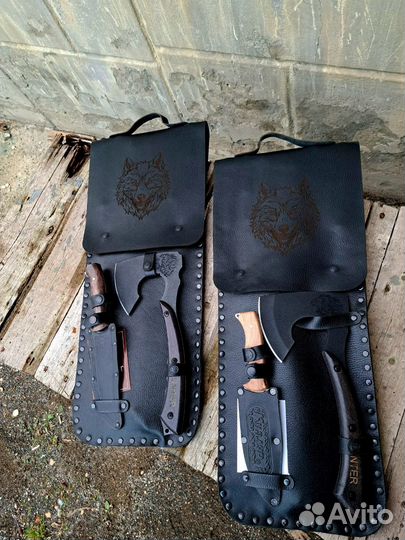 Подарочный набор шампура нож кизляр в чехле