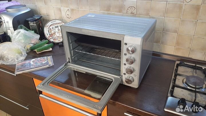 Электрическая мини печь духовка 1600вт, 33л