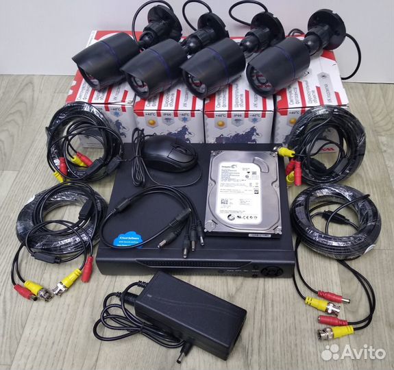 Готовый комплект видеонаблюдения