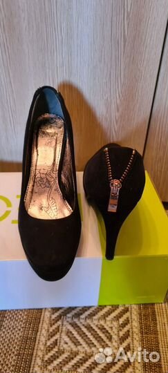 Туфли замшевые