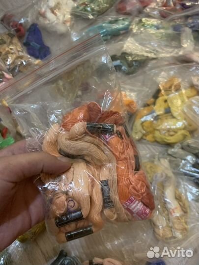 Нитки мулине пакетом