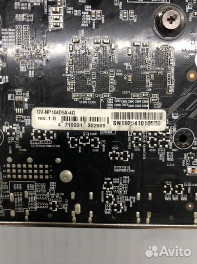 P104-100 8gb (GTX 1080 аналог)