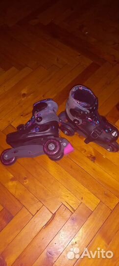 Роликовые коньки детские раздвижные