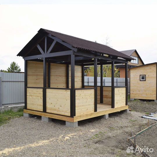 Каркасное строительство бань, домов, беседок И Т.Д