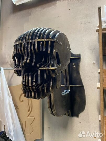 Держатель для мотошлема «Череп»